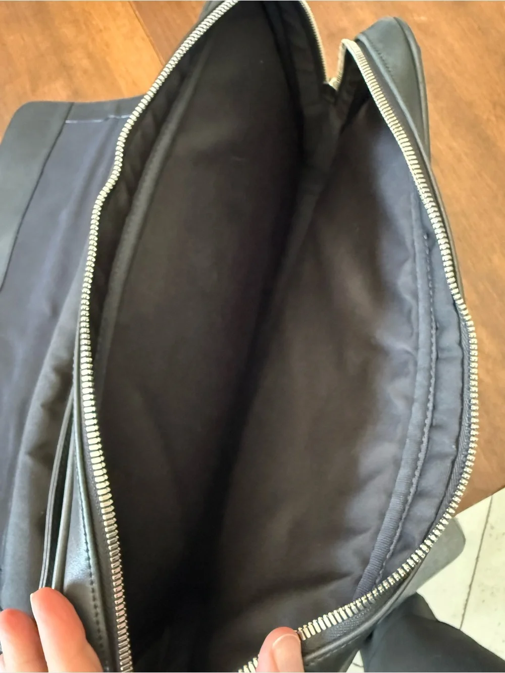 Coach Vintage Y2K Black Leather Thompson Briefcase Messenger Bag - Style F70096